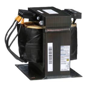 Schneider Electric Control Transformer; 1000 VA; 208V/360V/416V/520V; 220V/380V/440V/550V; 230V/400V/460V/575V; 240V/416V/480V/600V Primary; 85V/104V/115V; 90V/110V/120V; 95V/115V/125V; 99V/120V/130V Secondary; Single-Phase; No Fusing